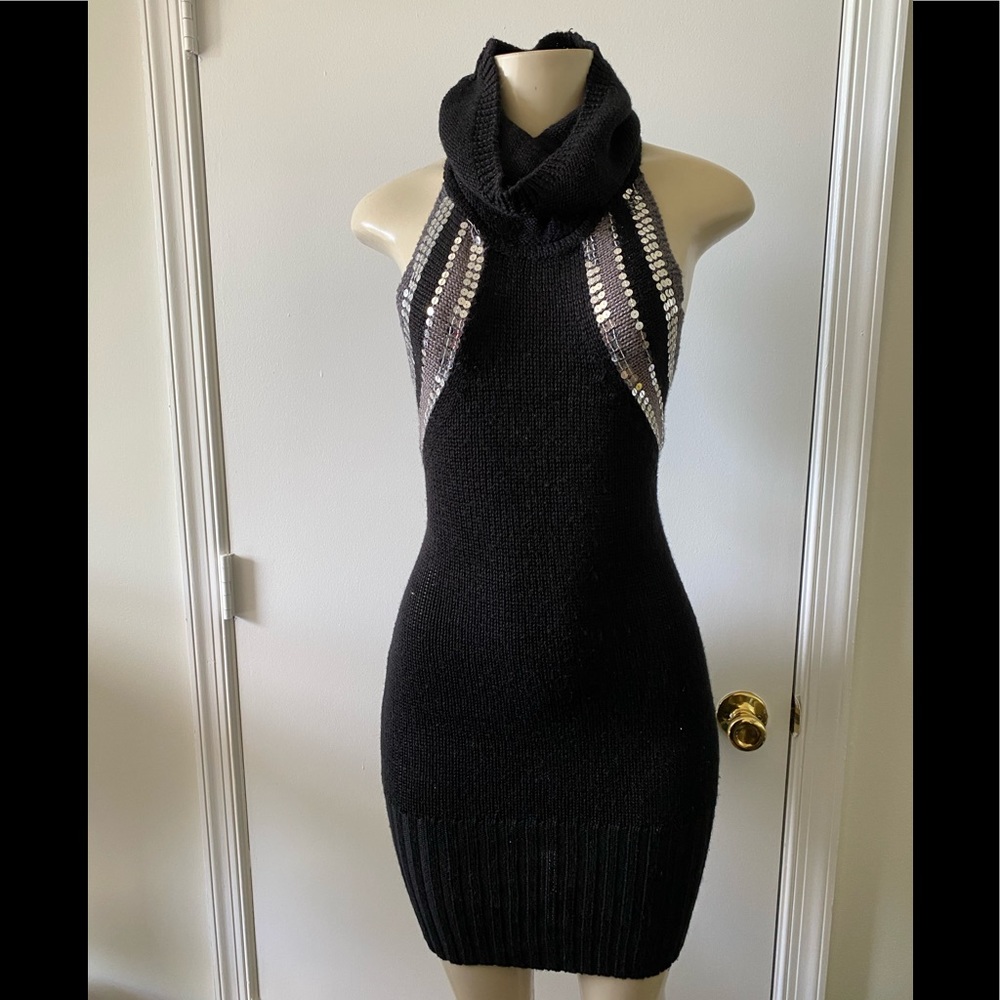 Mini sweater dress